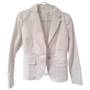 7th Avenue Design Studio White Blazer - Like New